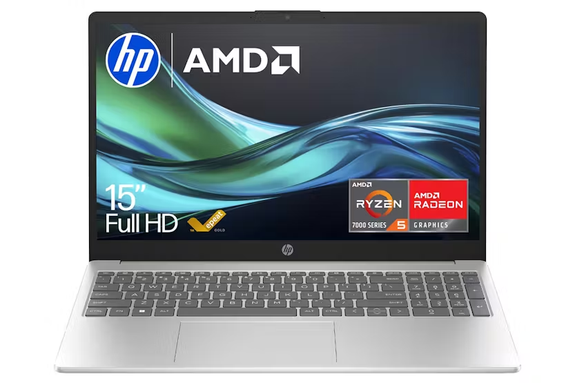 HP 15.6" Laptop AMD Ryzen 5 | 8GB | 256GB | Gold