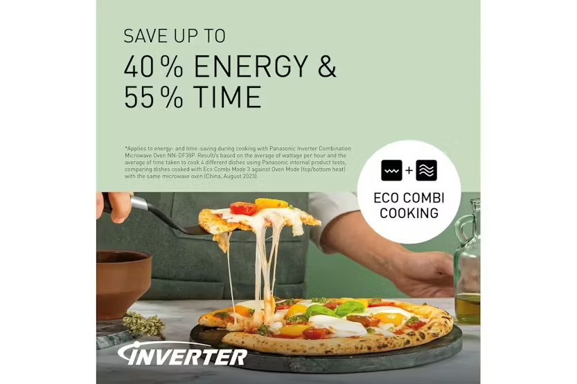 Panasonic | 3-in-1 Combination Microwave And Grill | Black | MICR16B