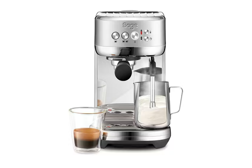 Sage The Bambino Plus Coffee Machine | SES500BSS4GUK1 | Brushed Stainless Steel