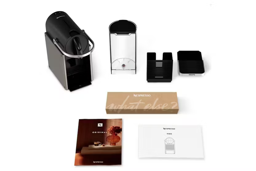 Nespresso Pixie, Titainium, by Krups | XN306T40
