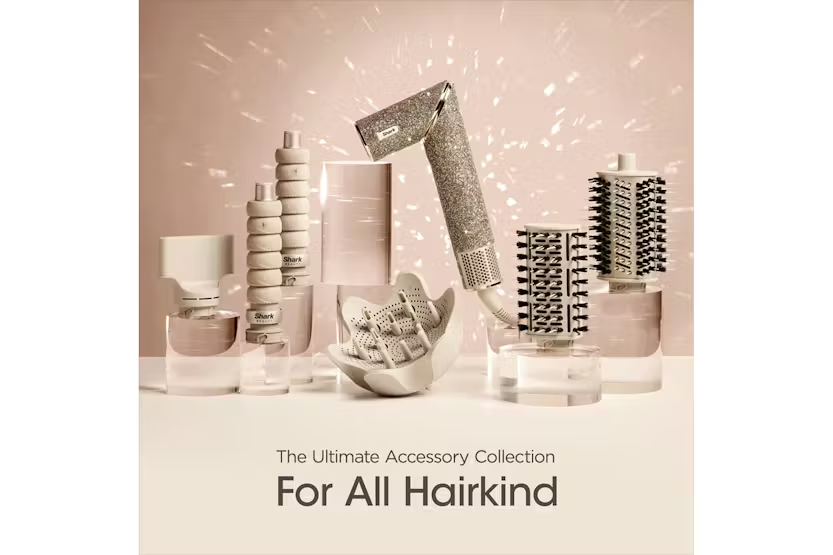 Shark FlexStyle 5-in-1 Air Styler & Hair Dryer Gift Set | HD446JSUK | Champagne Sparkle