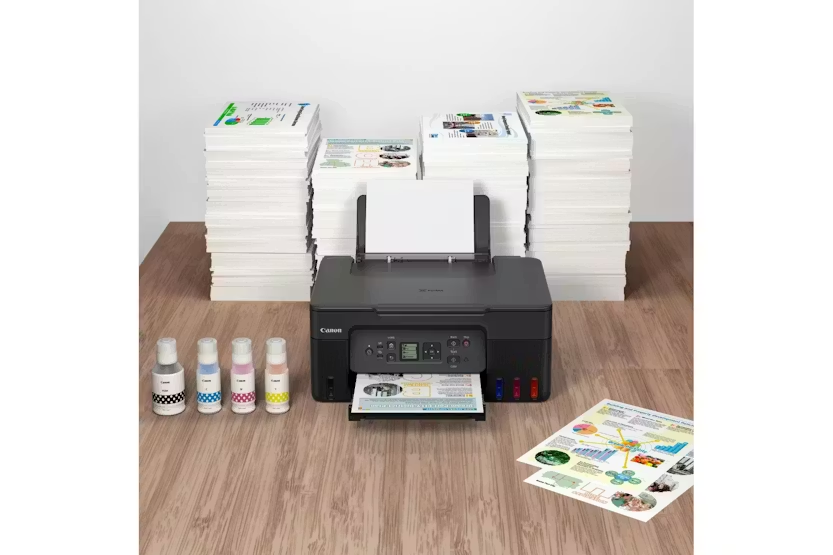 Canon PIXMA G3570 3-in-1 Refillable MegaTank Wireless Colour Printer | Black