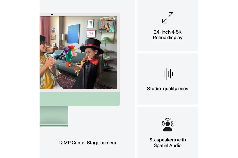 iMac 24" 4.5K M4 | 16GB | 256GB | 8-Core GPU | Green