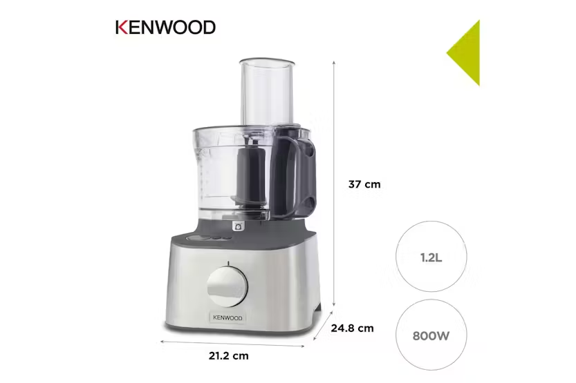 Kenwood Multipro Compact + Food Processor | FDM312SS | Brushed Metal