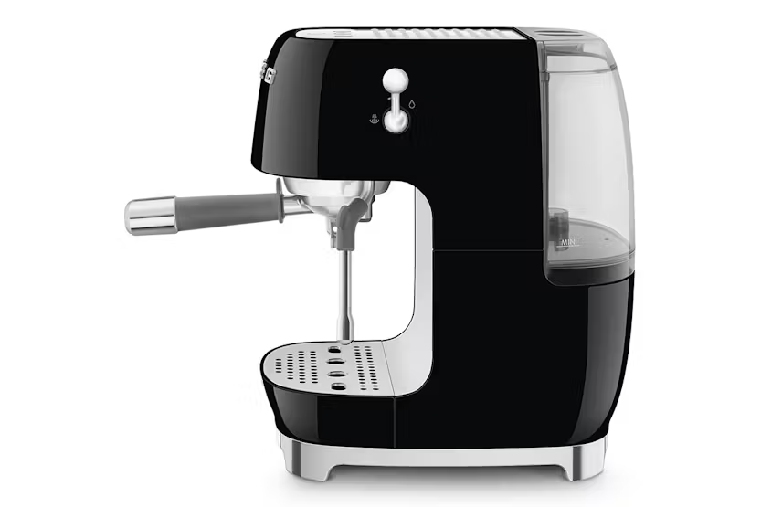 Smeg 50's Style Espresso Cold Brew Coffee Machine | Black| ECF03BLUK