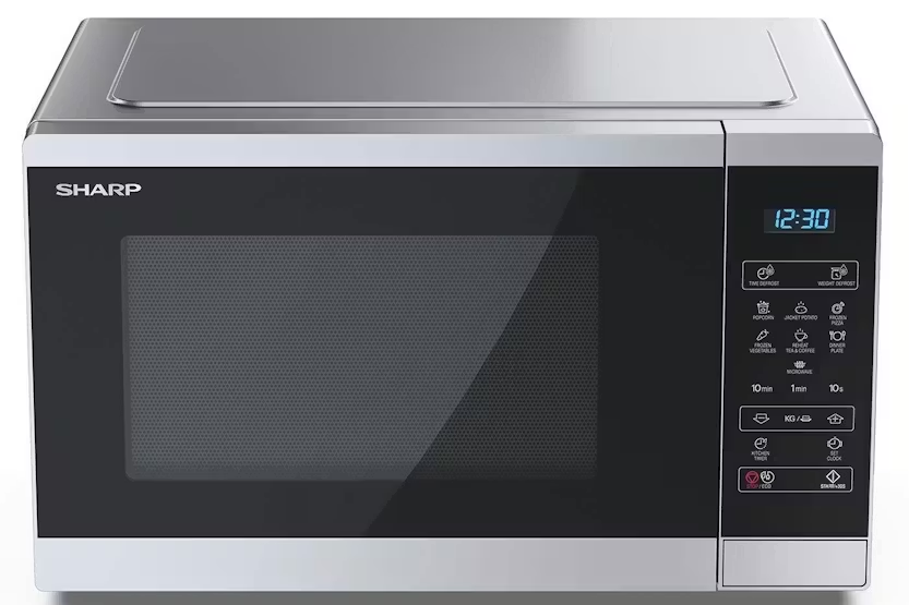 Sharp 25L 900W Freestanding Solo Microwave | YC-MS252AU-S | Silver