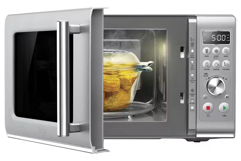 Sage The Compact Wave Soft Close 25L 800W Microwave Oven | SMO650SIL4GEU1
