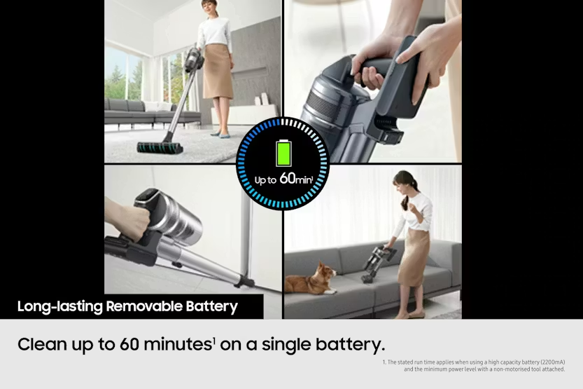 Samsung Jet 85™ Complete Cordless Stick Suction Power Vacuum Cleaner | VS20C8524TB/EU