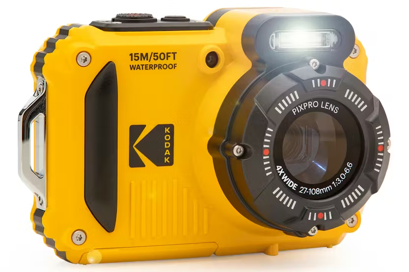 Kodak PixPro WPZ2 Compact Digital Camera | Yellow