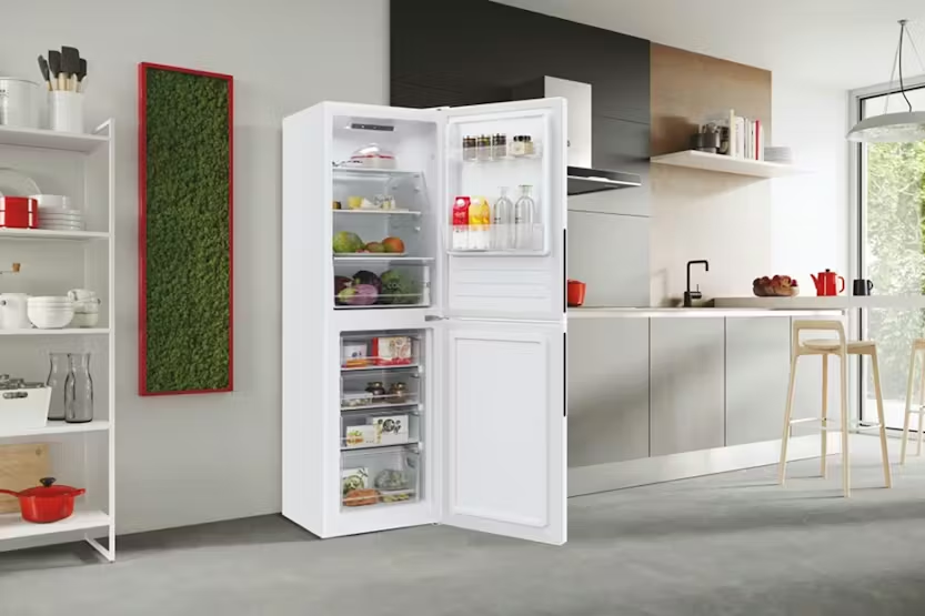 Hoover Freestanding Fridge Freezer | HOCT3L517EWK-1