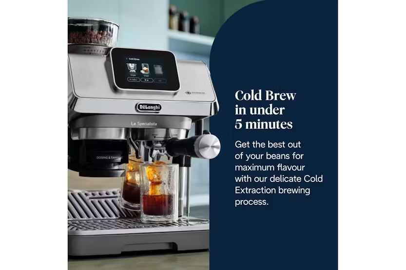 De'Longhi La Specialista Touch Bean-to-Cup Espresso Coffee Machine | EC9455.M | Stainless Steel