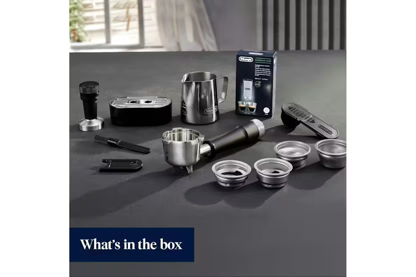 De'Longhi Dedica Maestro Plus Espresso Coffee Machine | EC950.M | Stainless Steel