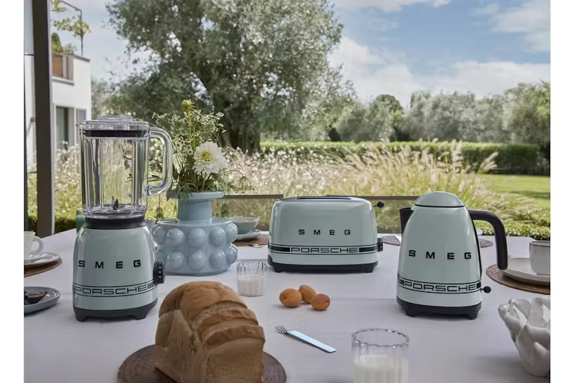 Smeg 50's Retro Style Porsche 2 Slice Toaster | TSF01PSGUK | Shade Green