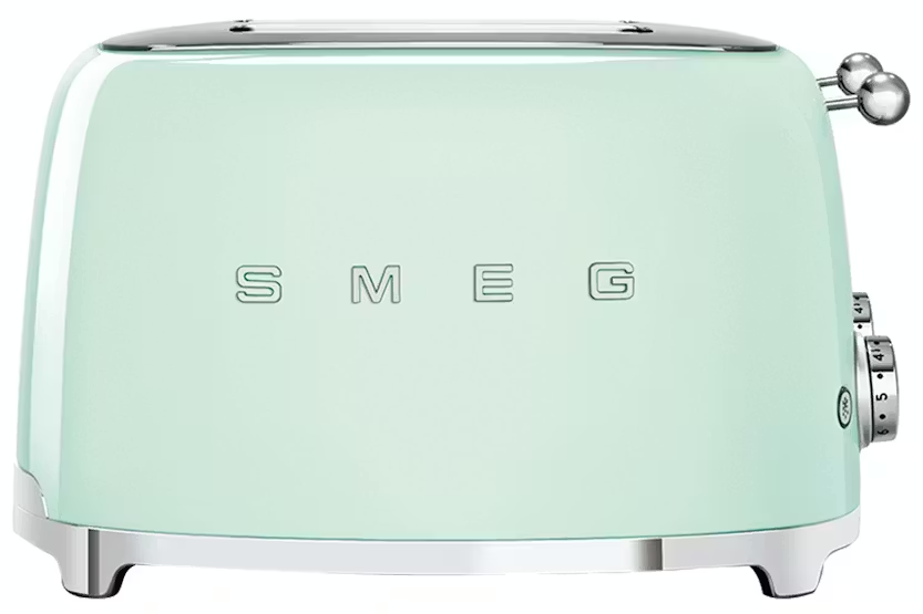 Smeg 50's Retro Style 4 Slice Toaster | TSF03PGUK | Pastel Green