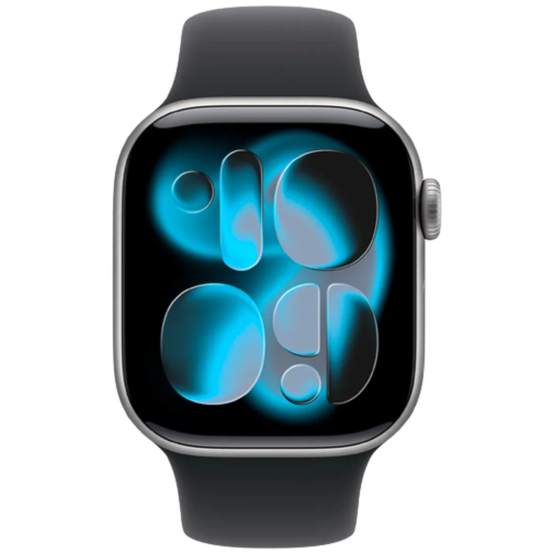 Apple Watch Series 11 42mm Grey (Black Rubber Strap S/M)