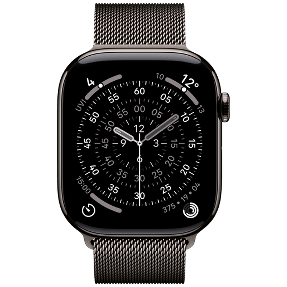 Apple Watch Series 11 46mm 5G Slate Titanium (Grey Milanese Strap M/L)