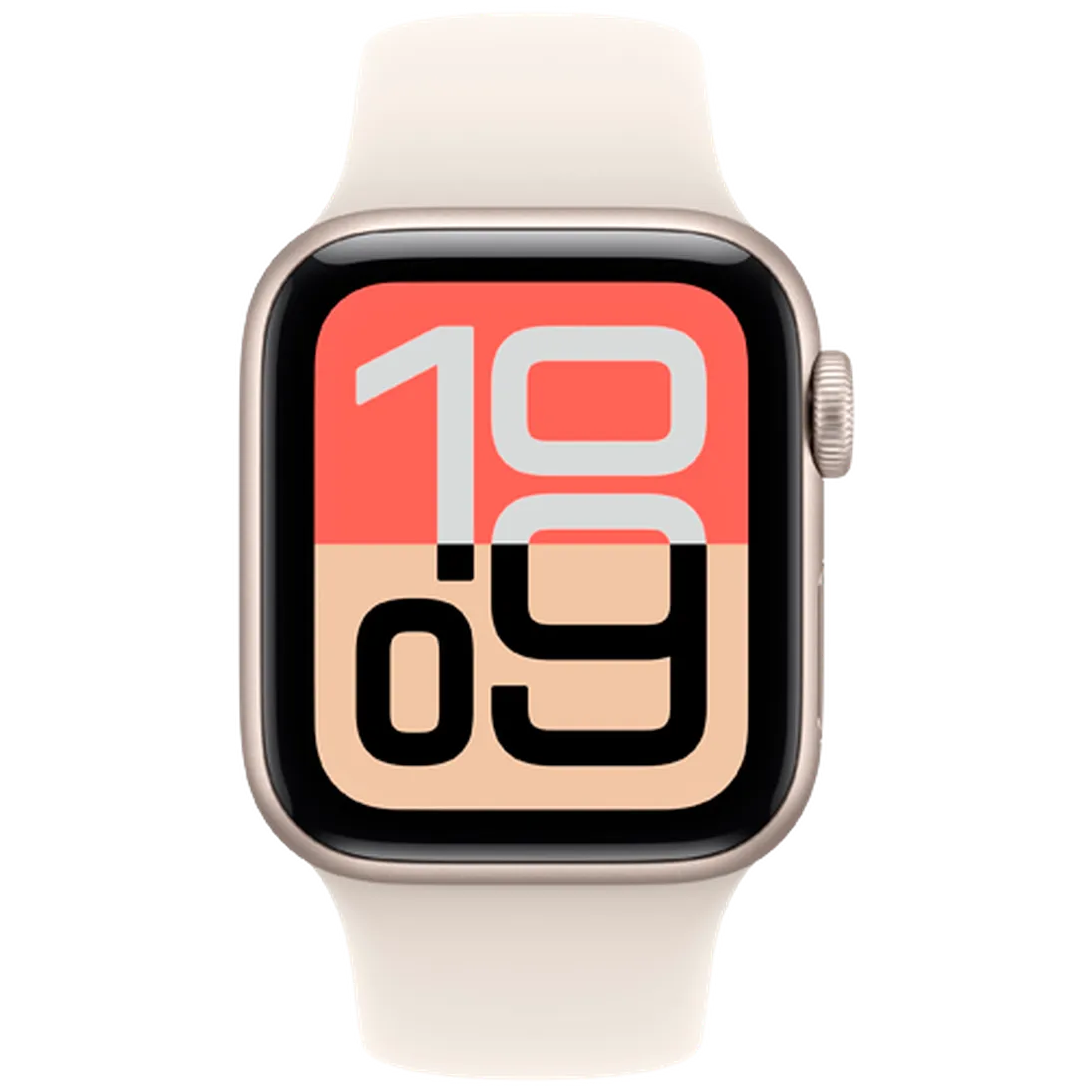Apple Watch SE 3 40mm Gold (Beige Rubber Strap M/L)