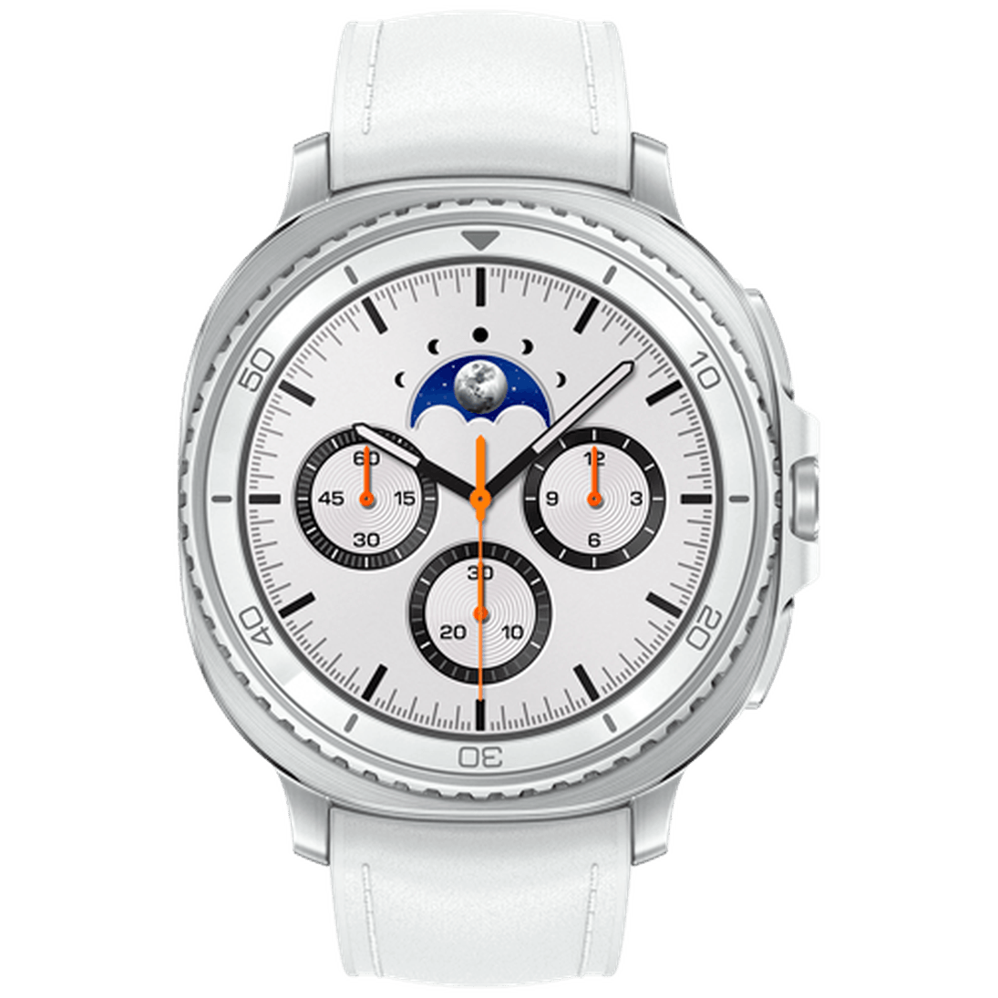 Samsung Galaxy Watch 8 Classic Silver (White Strap)