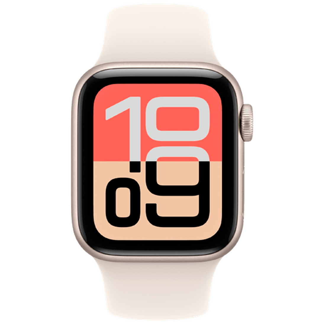 Apple Watch SE 3 40mm Gold (Beige Rubber Strap M/L)