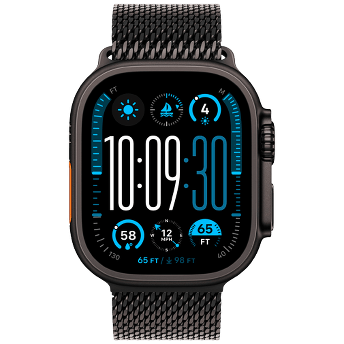 Apple Watch Ultra 2 Black (Black Metal Strap S)