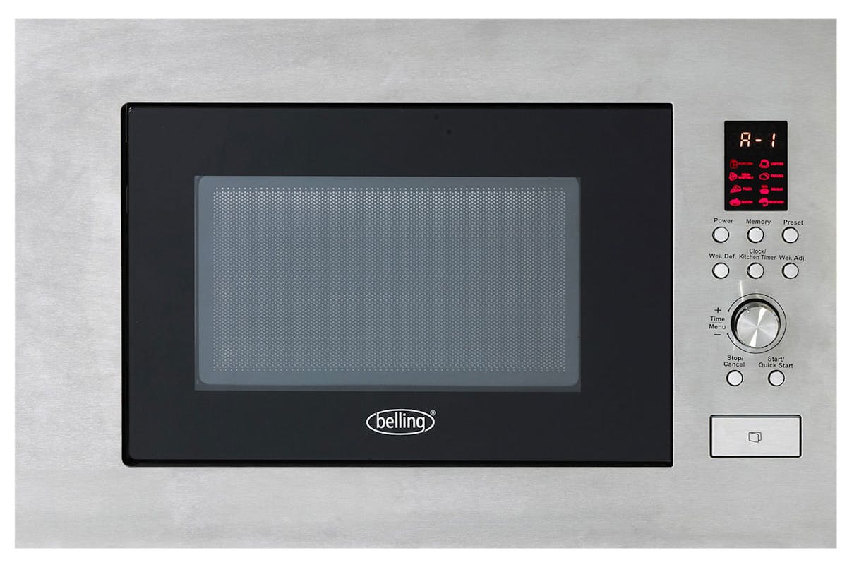 Belling 23L 900W Built-in Microwave | Stainless Steel