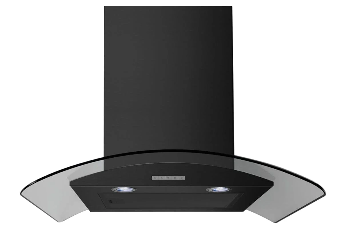 Belling 60cm Curved Glass Chimney Hood