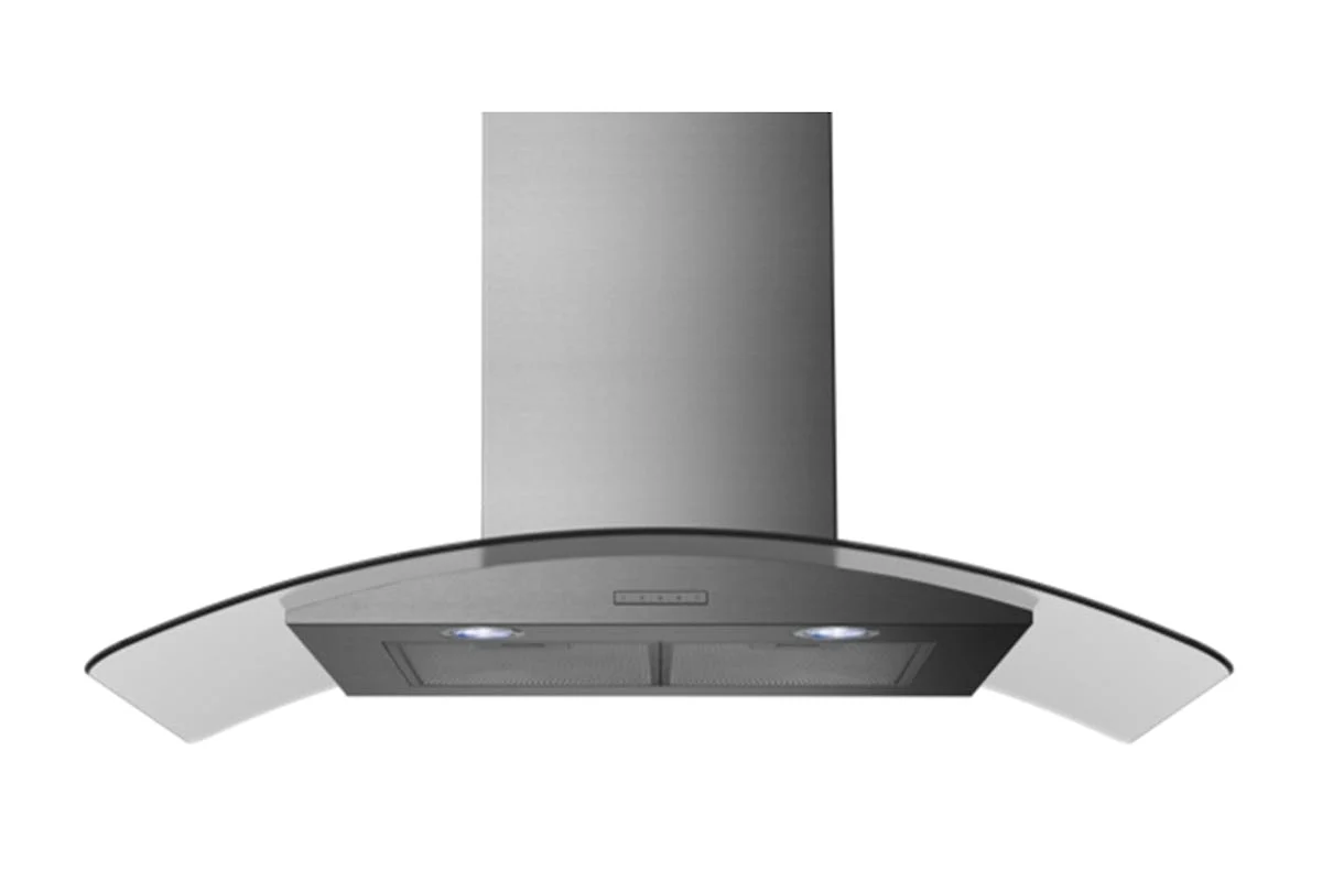 Belling 90cm Curved Glass Chimney Hood