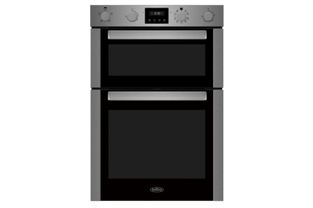 Belling Built-in Double Oven | BI904MFSTA