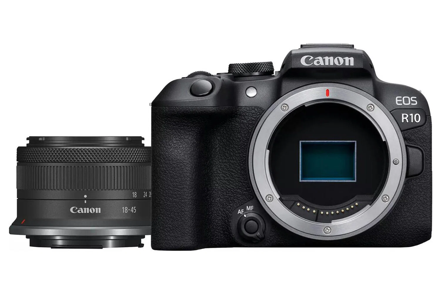 Canon EOS R10 Mirrorless Camera with RF-S 18-45mm Lens | Black