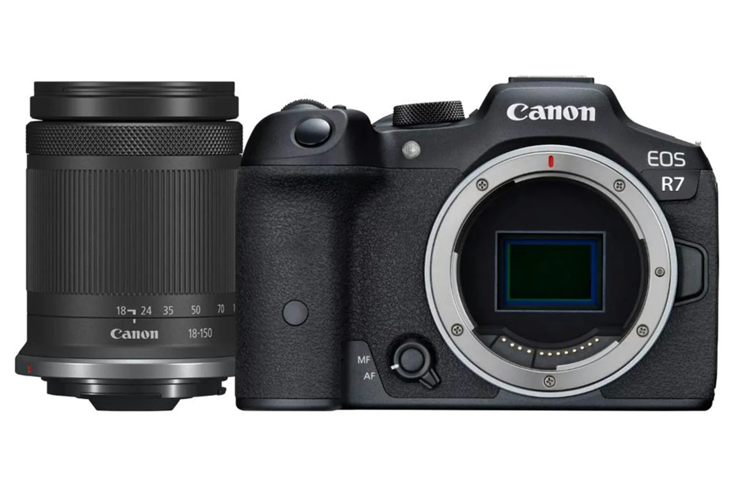 Canon EOS R7 Mirrorless Camera with RF-S 18-150mm F3.5-6.3 IS STM Lens | Black