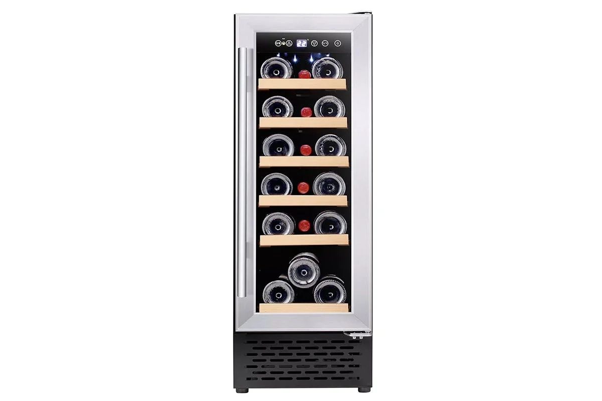 Cata 18 Bottle Capacity Wine Cooler | Stainless Steel