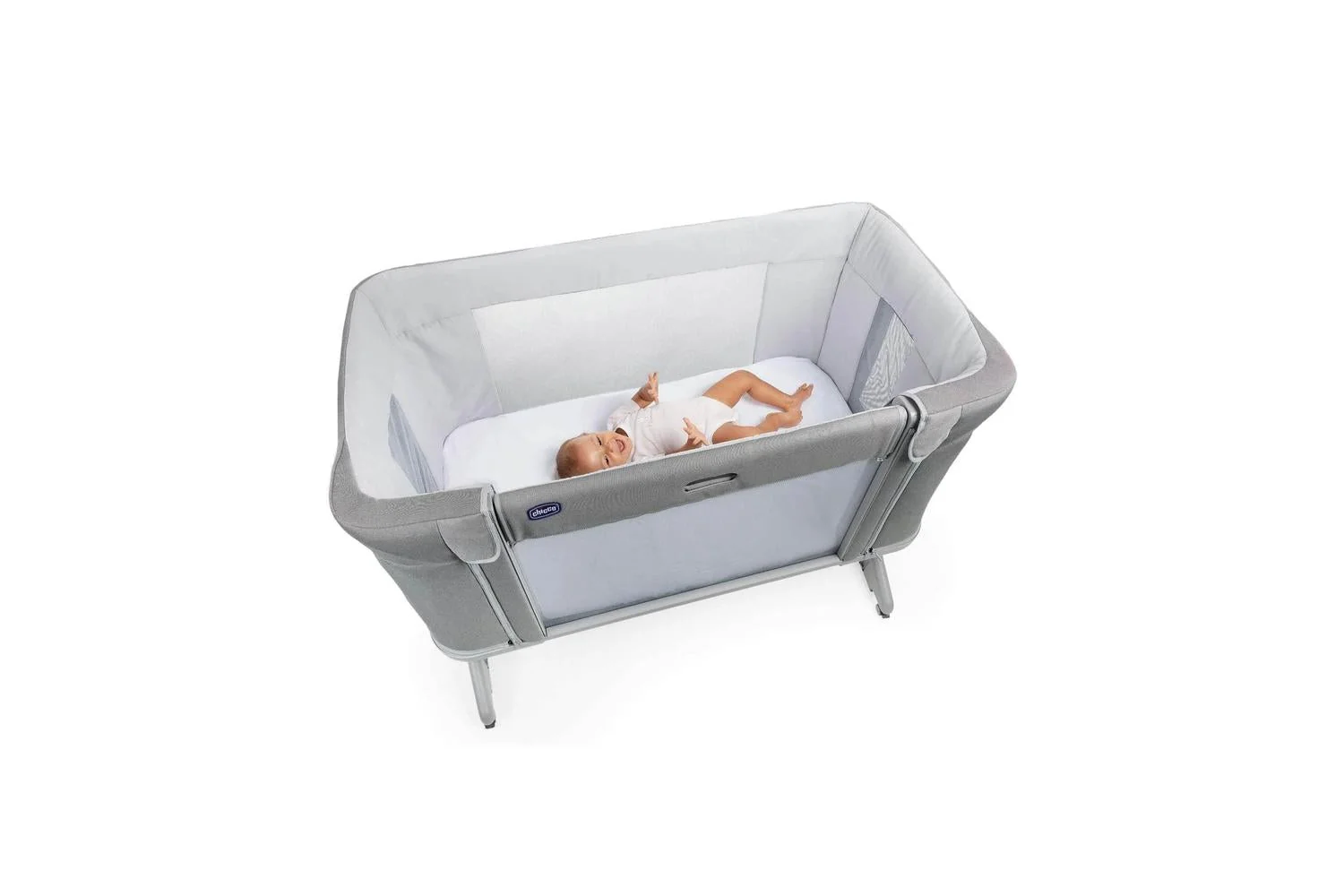 Chicco Next2me Forever Bedside Crib | Baby Sleep Cot Enhanced With Patented Technology