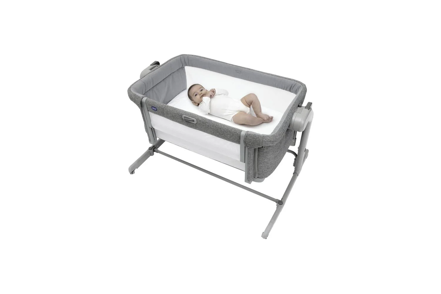 Chicco Next2me Magic Evo Bedside Crib: Adjustable Baby Crib With Mesh Windows