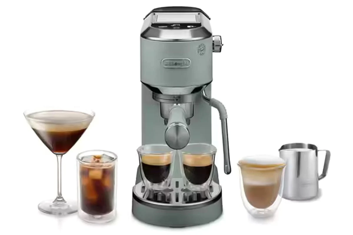 De'Longhi Dedica Duo Espresso Coffee Machine | Green