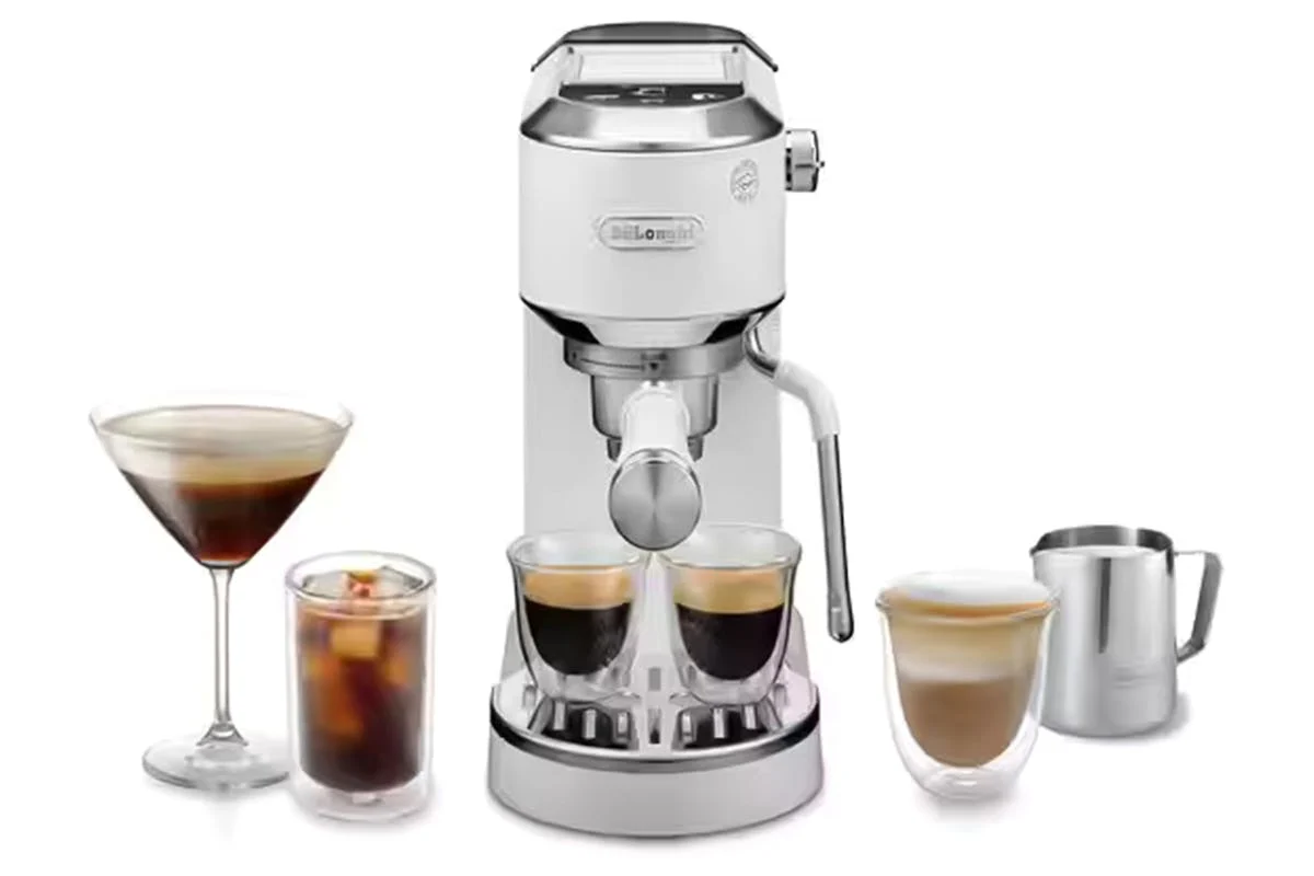 De'Longhi Dedica Duo Espresso Coffee Machine | White