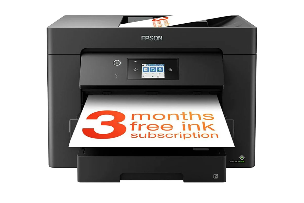 Epson WorkForce WF-7830DTWF Multifunction Inkjet Printer | Black