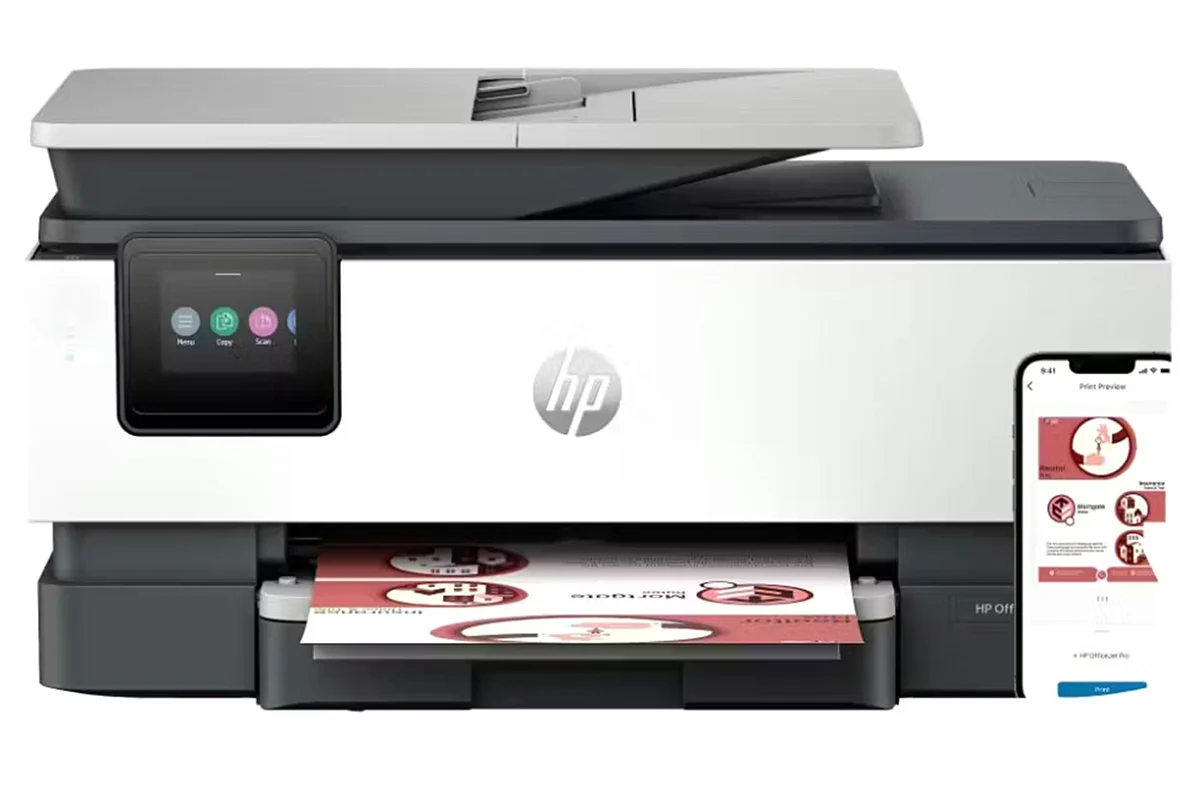 HP OfficeJet Pro 8122e All-in-One Printer | Light Cement