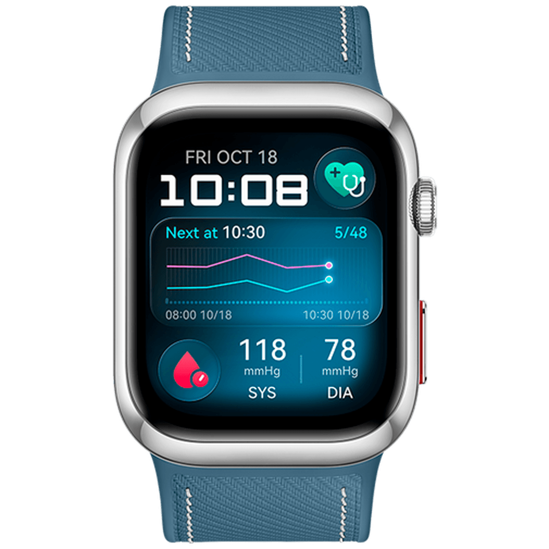 Huawei Watch D2 Silver (Blauwe Strap)