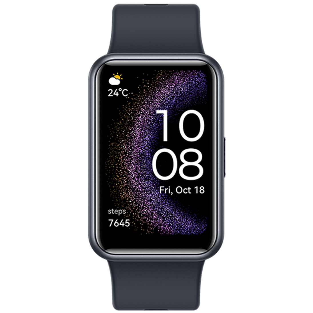 Huawei Watch Fit SE Black Silicone Strap