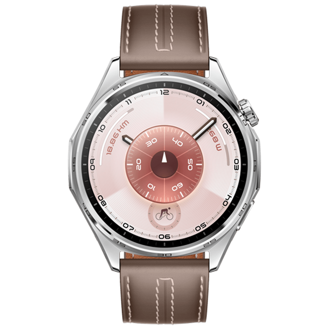 Huawei Watch GT 6 46mm Silver (Brown Strap)