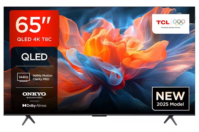 TCL 65'' QLED 4K HDR Smart TV | 65T8C