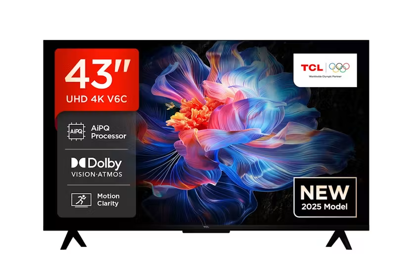 TCL 43'' Direct LED 4K HDR Smart TV | 43V6C