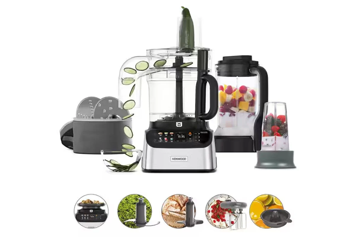 Kenwood MultiPro OneTouch Food Processor & Blender | Black/Brushed Stainless Steel