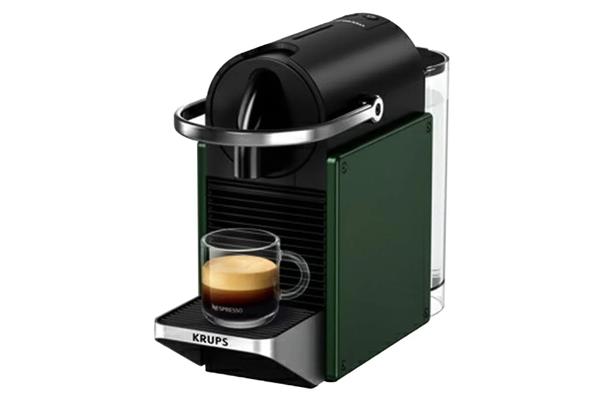 Krups Nespresso Pixie Capsule Coffee Machine | Dark Green