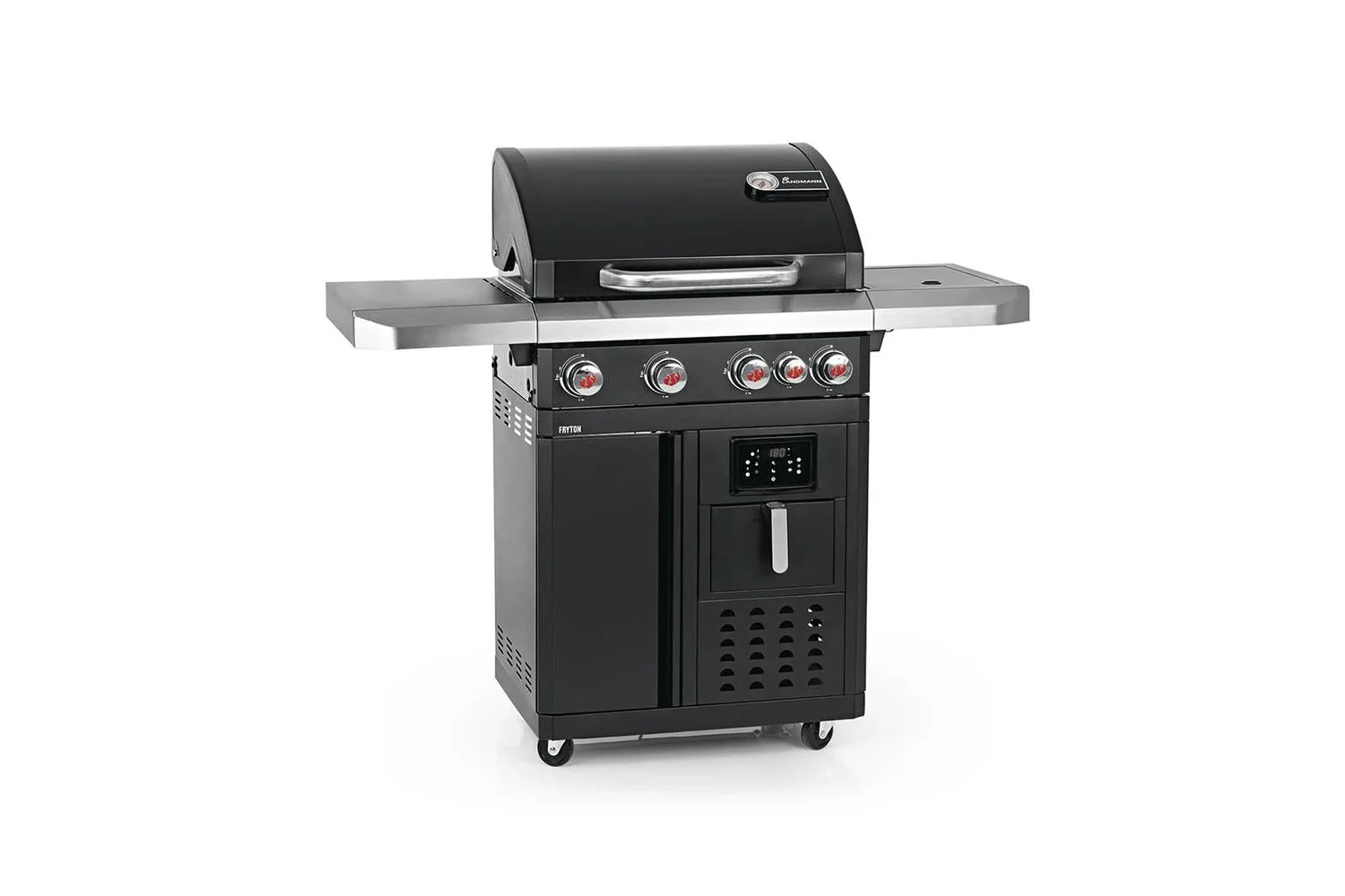 Landmann 6601 Fryton 4.1 Cook Gas BBQ with Integrated 3.5L Hot Air Fryer