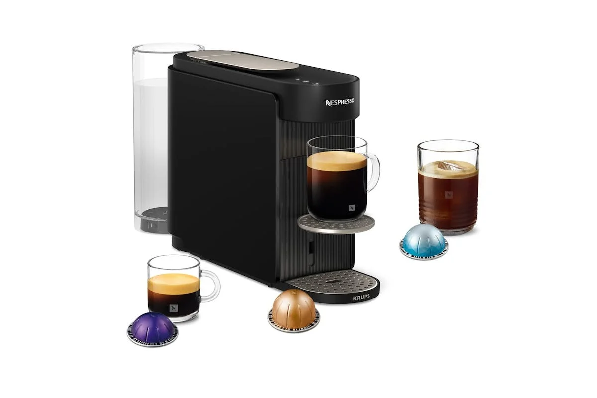 Nespresso Vertuo Up Pod Coffee Machine by Krups | Black