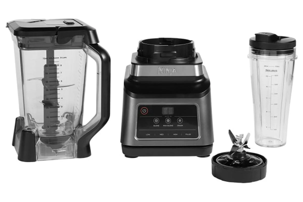 Ninja 2-in-1 Blender with Auto-iQ | Black & Silver