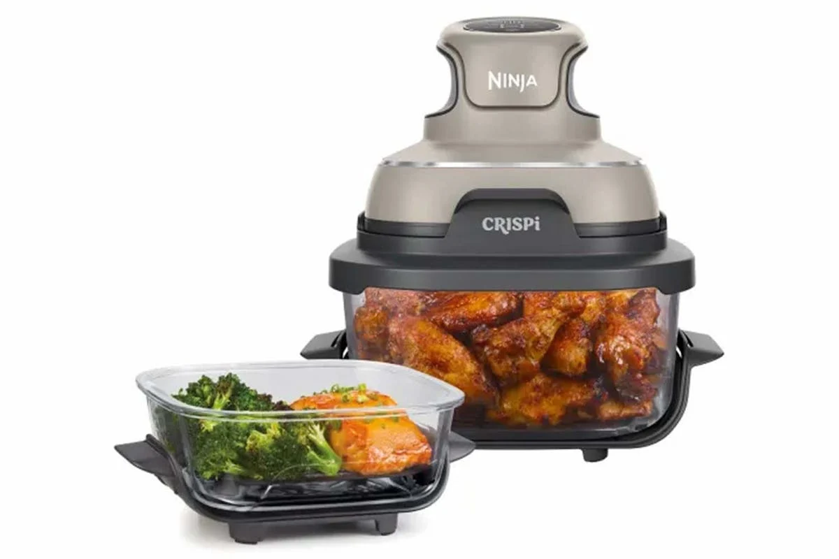 Ninja Crispi 4-in-1 Portable Glass Air Fryer | Stone
