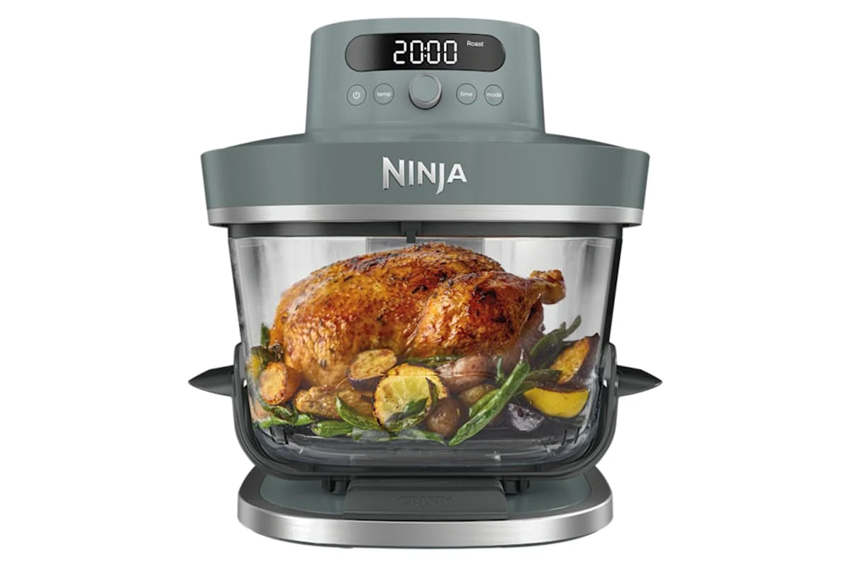 Ninja Crispi Pro 7-in-1 XL Glass Air Fryer | Ash Grey