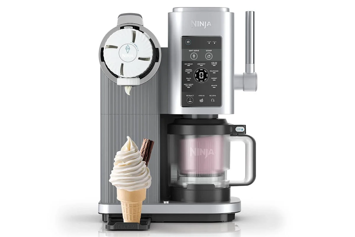 Ninja Swirl by CREAMi 13-in-1 Soft Serve & Ice Cream Maker | Platinum Silver